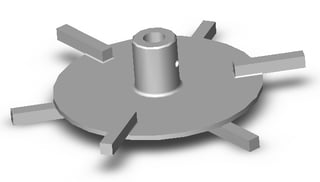 bar turbine impeller